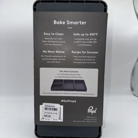 Prep'd Cheat Sheets - Original Sheet Pan Dividers  (4 Dividers) - Picture 3 of 8